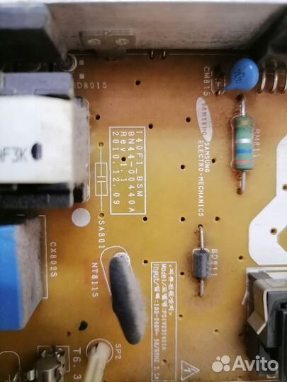 Блок питания к тв Samsung LE40D551K2W