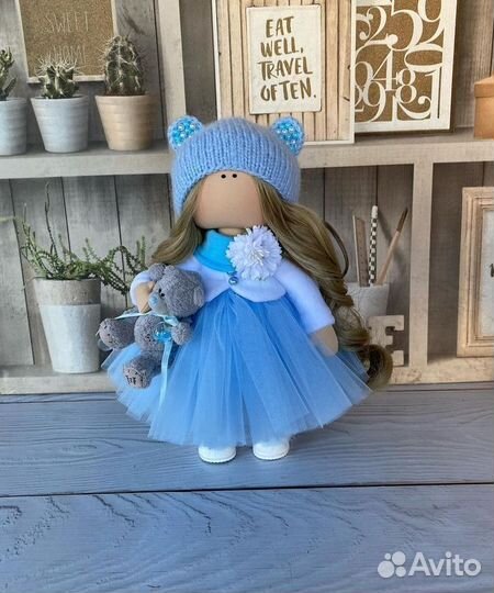Интерьерная кукла тильда