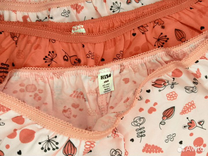 Набор трусиков для девочки 134 140 146 152 рост
