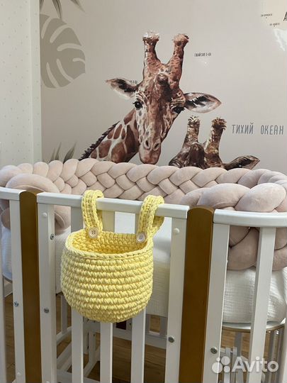 Корзинка подвесная для детской кроватки