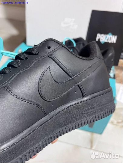 Кроссовки Nike Air Force 1 черные оригинал (Арт.75