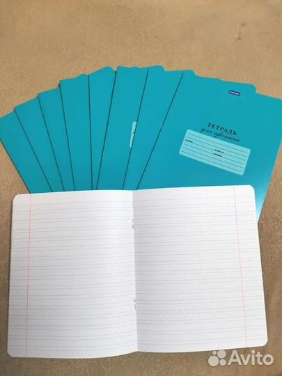 Тетради в частную косую линию