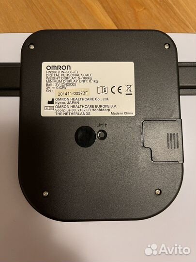 Весы напольные omron 286