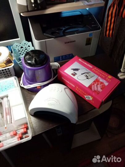 Полный набор для маникюра, педикюра и наращивания