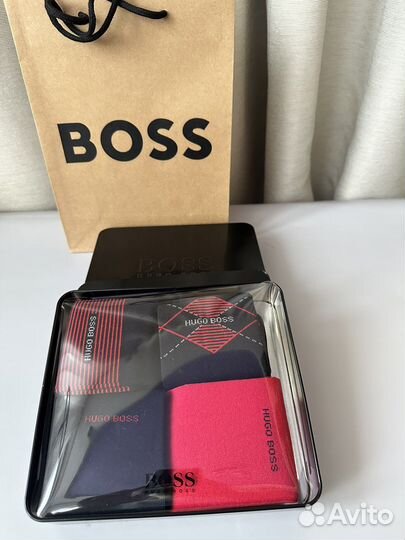 Носки Boss оригинал 4 шт в коробке