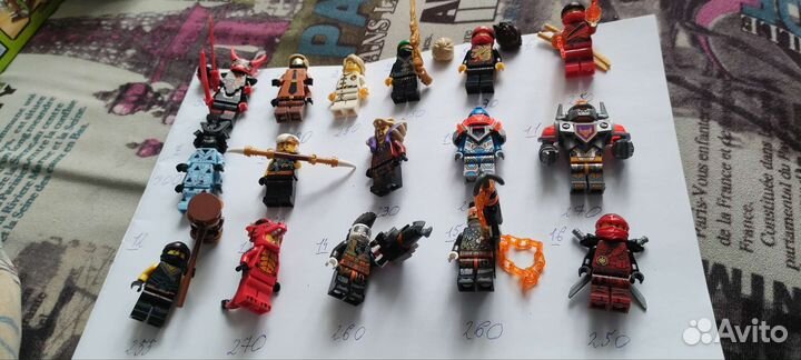 Lego фигурки ninjago,nexo knights,минифигурки
