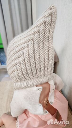 Шапочка для девочки гномик 47-50