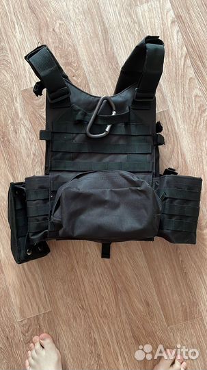 Тактический бронежилет, плитник, molle