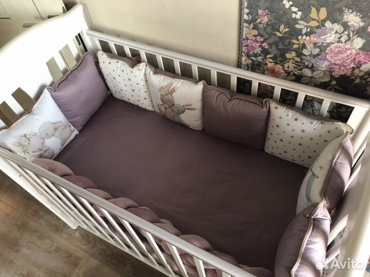 Бортики в детскую кроватку