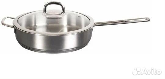 Сковорода из нерж стали 26 см ст крышка, 