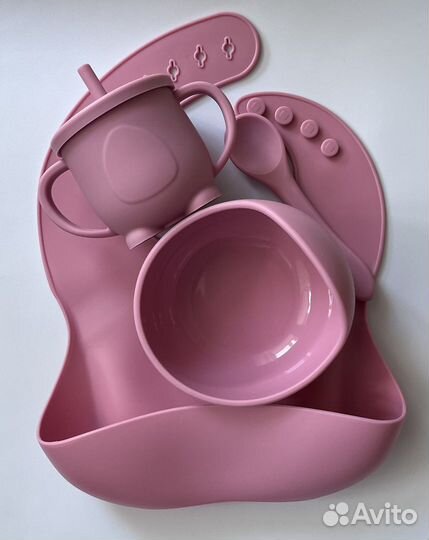 Детская посуда силиконовая