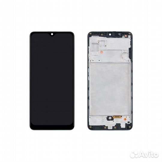 Дисплей Samsung SM-A325F черный+рамка In-cell