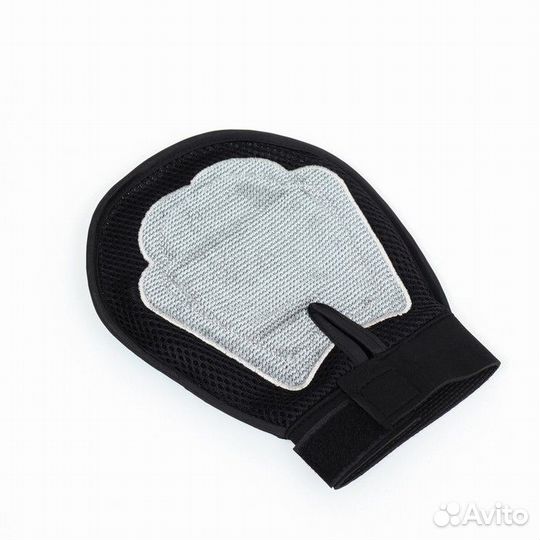 2 шт. Рукавица - щетка для шерсти двусторонняя, на