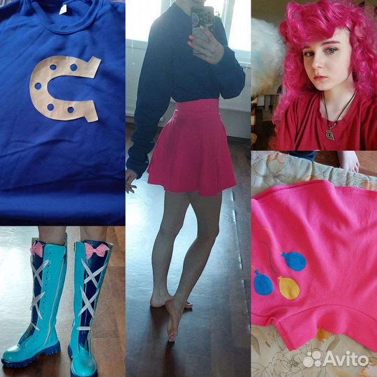 Косплей Пинки Пай. Эквестрия герлз