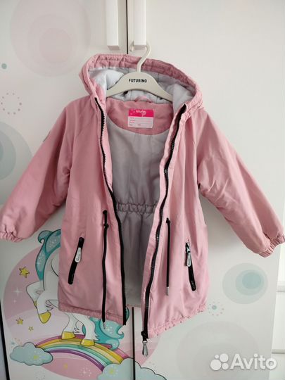Куртка демисезонная для девочки 110 116