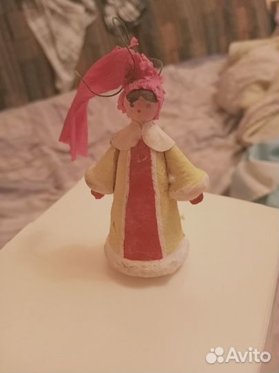 Ёлочная игрушка. ссср.Ватная