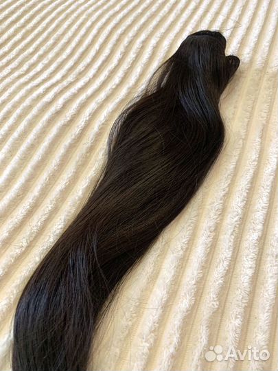Волосы натуральные на трессе 167 гр. 65 см