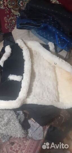 Жилетка утеплёная#меховая #овчина