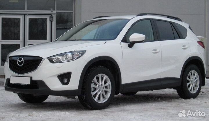 Рейлинги на крышу Mazda CX-5 2012-2017 APS чёрные