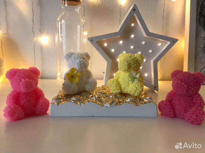 Медведь ручная работа мыло