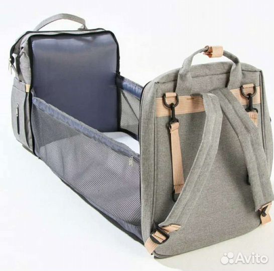 Сумка-рюкзак трансформер с пеленальным ковриком