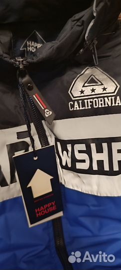 Куртка демисезонная 134/140 со светоотражателями