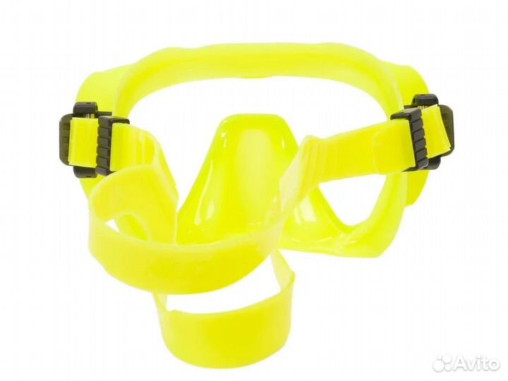 Набор маска и трубка Сенеж Black Yellow