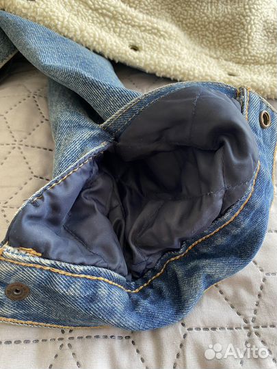 Джинсовая куртка levis sherpa S
