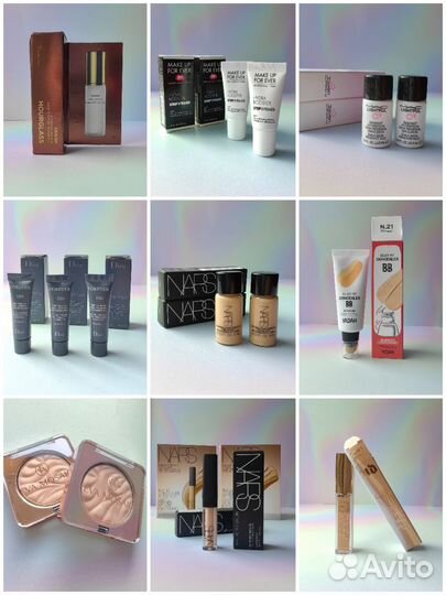 Помада, тушь, тональный Dior, консилер Nars