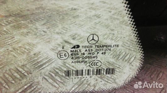Стекло кузова боковое заднее левое mercedes benz G