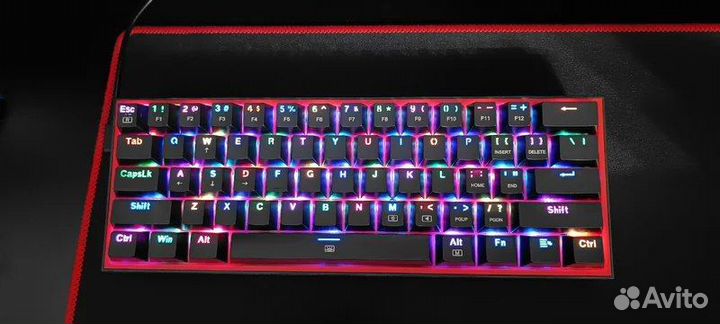 Механическая клавиатура redragon Fizz K617 RGB