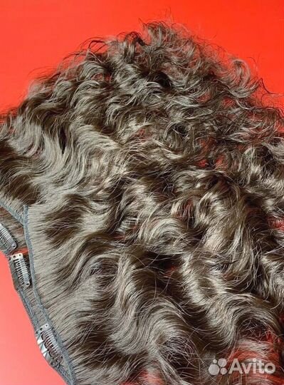 Натуральные волосы на заколках, на заказ