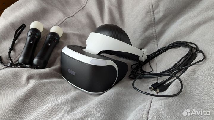 Шлем VR PS4 с мувами