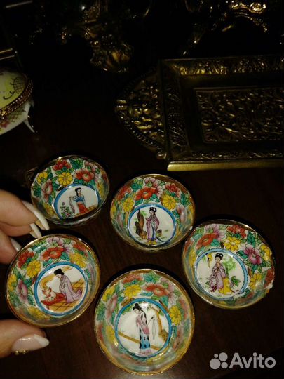 Пиалы фарфор миниатюры