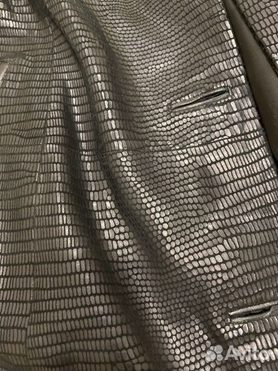 Кожаный плащ женский натуральная кожа 46