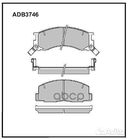 Колодки тормозные дисковые перед toyota: PR