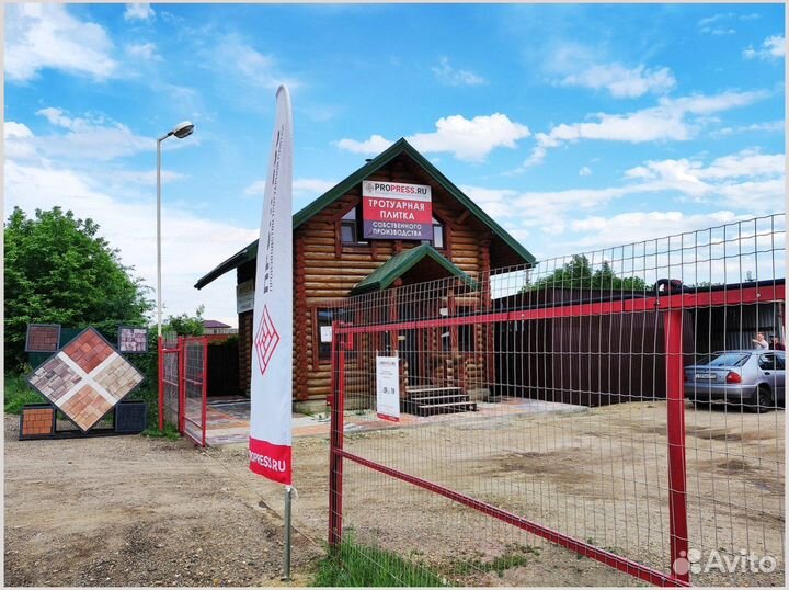 Тротуарная плитка и поребрик от 120 м2