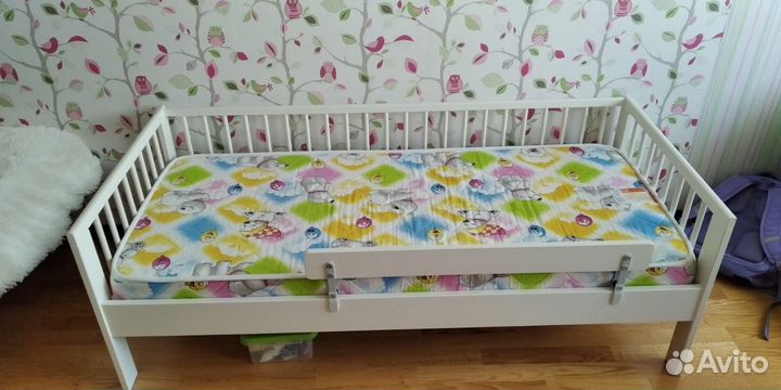 Детская кровать IKEA с матрасом 160*70см