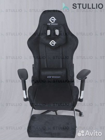 Компьютерное игровое кресло геймерское с массажем
