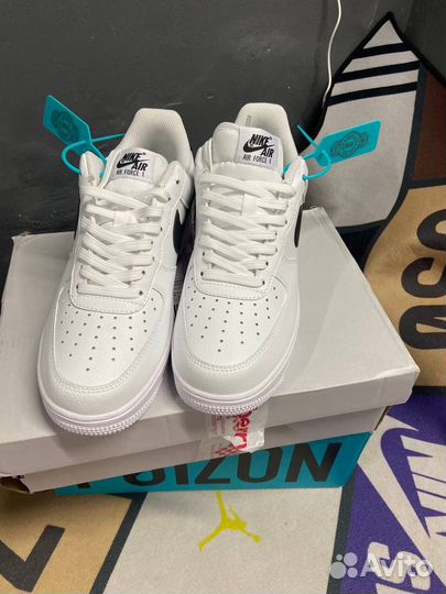 Кроссовки Nike Air Force 1 White Black Оригинал