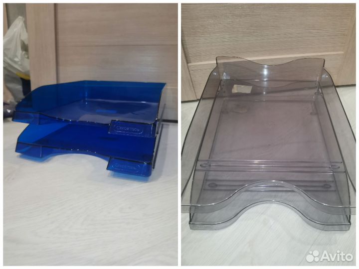 Лоток для бумаг горизонтальный пластиковый