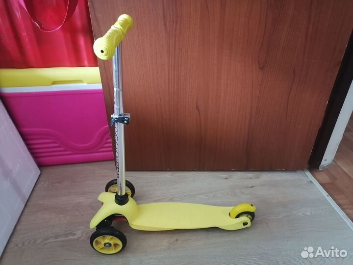 Самокат детский трехколесный бу