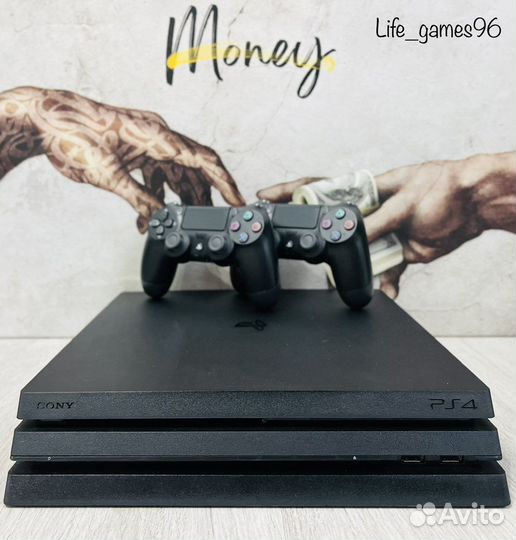 Sony Playstation 4 pro 1tb / 7208B / игры