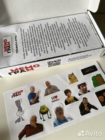 Настольная игра мемограм