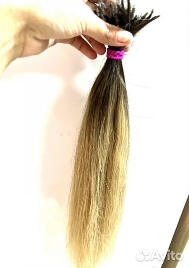 Волосы для наращивания омбре