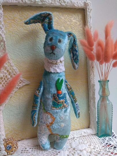 Заяц интерьерная игрушка