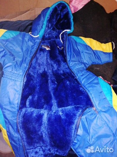 Зимний комбинезон на мальчика 86 92