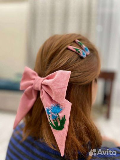 Заколка бант для волос