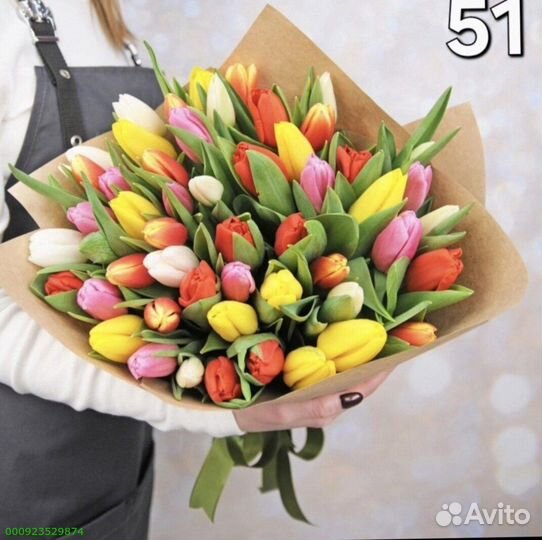 Букеты из тюльпанов (Арт.73342)