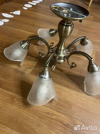 Люстра бу 5 рожков